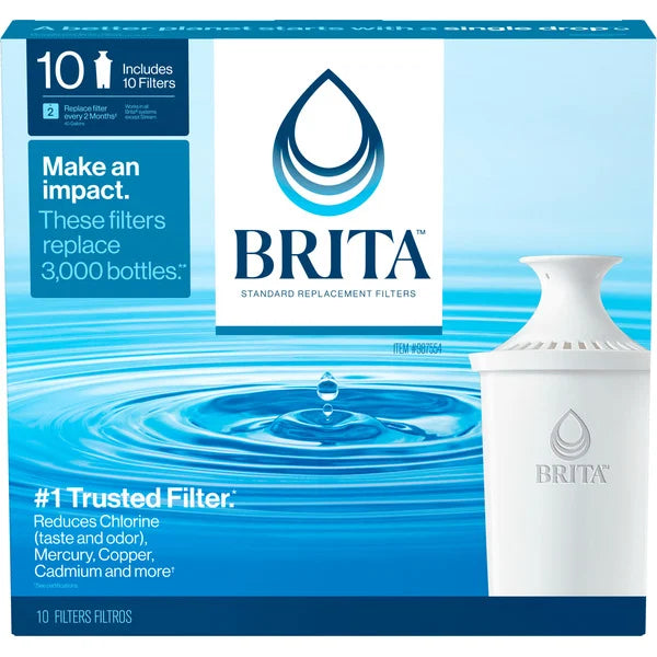 Brita Pitcher Filters, 10 ct